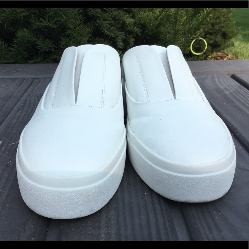 CorsoComo White Leather Trena Mule Women sz 8